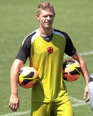 Marlone no treino do Vasco (Foto: Bruno Gonzalez / Agência O Globo)