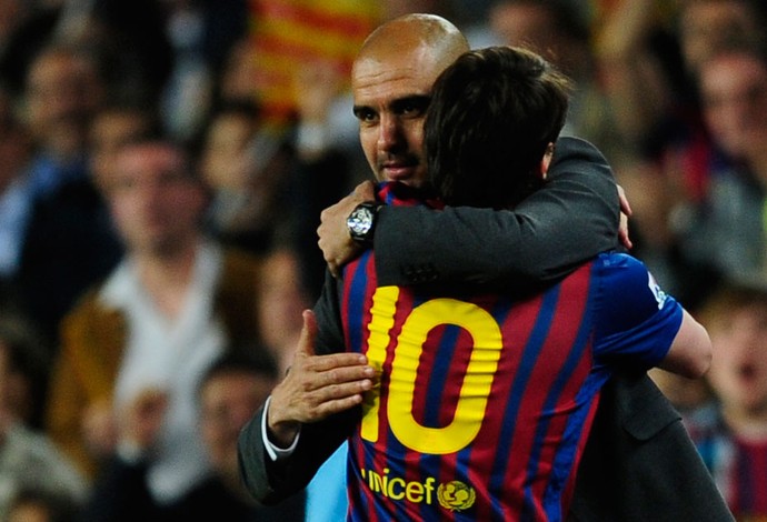 Messi Guardiola Barcelona (Foto: AP)