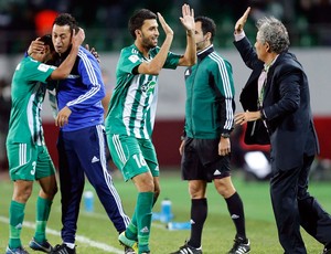 Mohamed Oulhaj comemora, Raja Casablanca x Auckland City (Foto: Reuters)