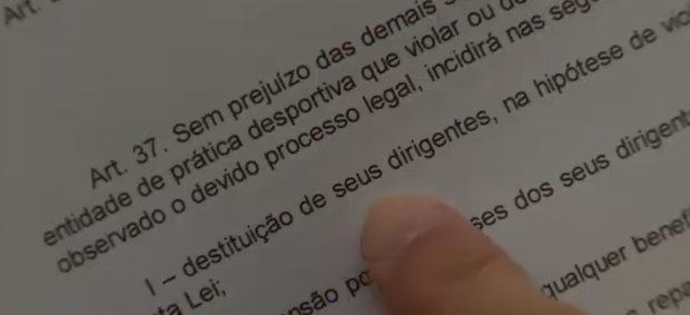 Estatuto do torcedor; Artigo 37 (Foto: Reprodução SporTV)