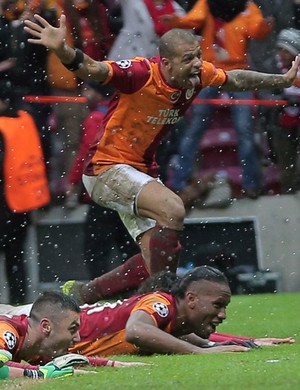 Felipe Melo Galatasaray x Juventus (Foto: AP)