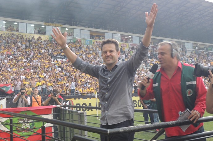 Argel Fucks Criciúma técnico (Foto: João Lucas Cardoso)