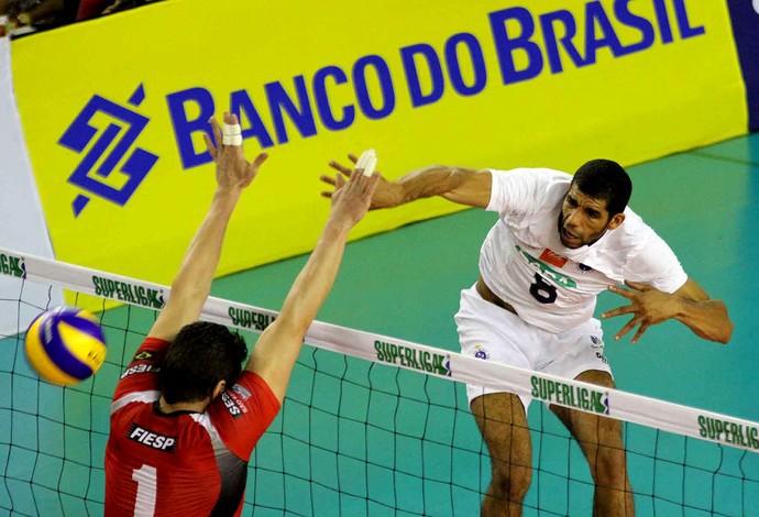 Vôlei wallace cruzeiro sesi (Foto: Alexandre Arruda / CBV)