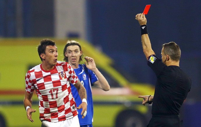 Mandzukic expulso Croácia (Foto: Getty Images)