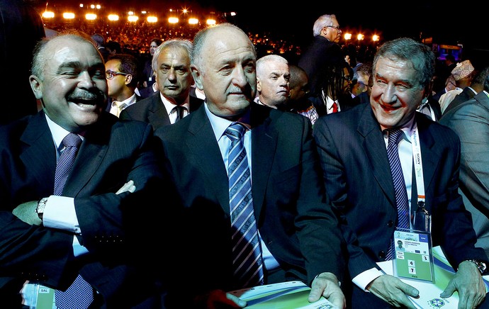 Felipão e Parreira sorteio Copa do Mundo  (Foto: Agência Estado)