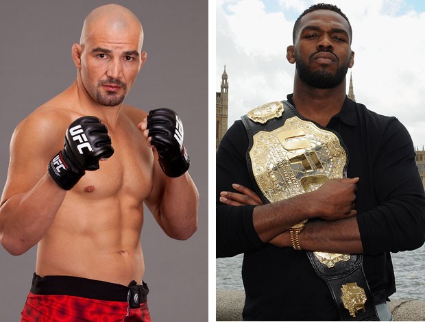 MONTAGEM - Glover Teixeira e Jon Jones (Foto: Agência Getty Images)