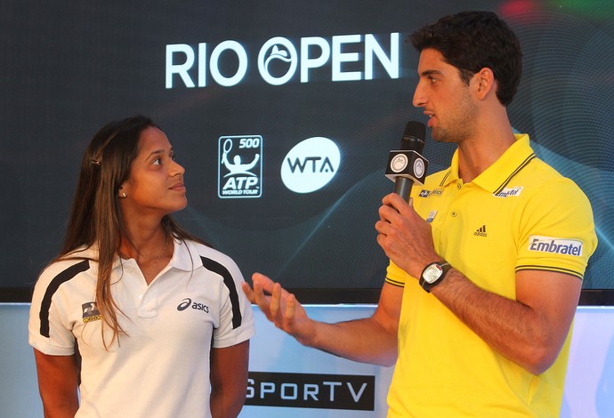 coletiva rio open teliana pereira thomaz bellucci (Foto: Vitor Silva / SSPress)