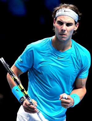 Rafael Nadal tênis contra Roger Federer ATP Finals (Foto: AFP)