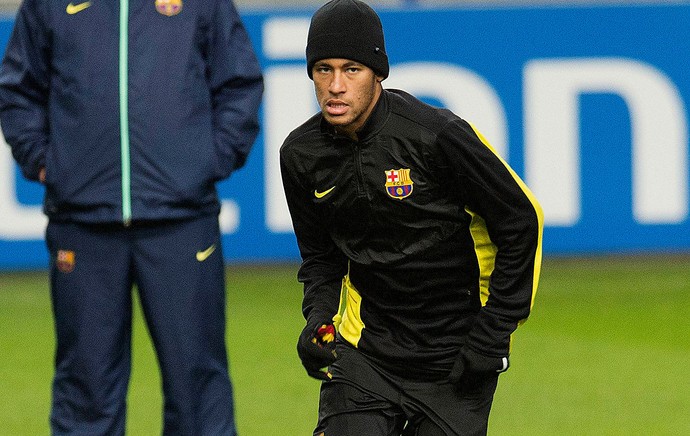 neymar barcelona treino (Foto: Agência Reuters)