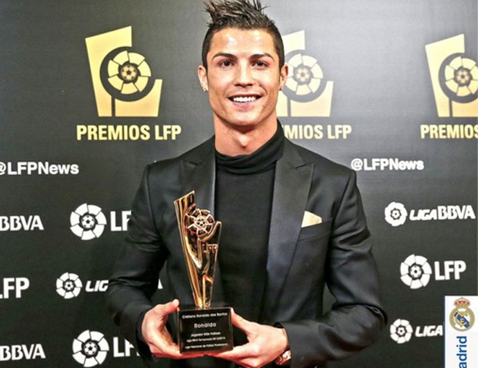 Cristiano Ronaldo prêmio jogador mais valioso LFP (Foto: Reprodução / Instagran )