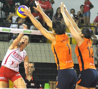 Vôlei Sesi e Campinas (Foto: Lucas Dantas / Sesi-SP)