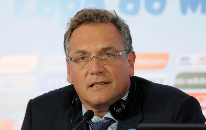 Jerome Valcke coletiva Fifa reunião (Foto: André Durão / Globoesporte.com)