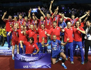 vôlei liga mundial rússia campeã (Foto: Agência EFE)