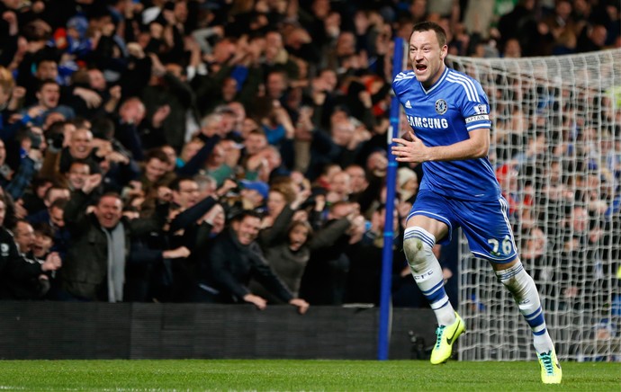 Terry comemora, Chelsea x Southampton (Foto: Getty Images)