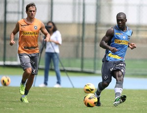 Seedorf treino botafogo (Foto: Satiro Sodré)