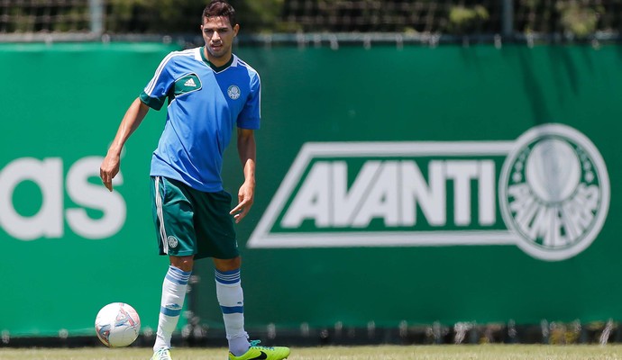 Alan Kardec treino Palmeiras (Foto: Leandro Martins / Ag. Estado)