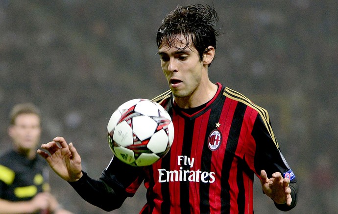 Kaká jogo Milan e Barcelona Liga dos Campeões (Foto: AFP)