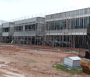 Obras Internas Granja Comary (Foto: Globoesporte.com)