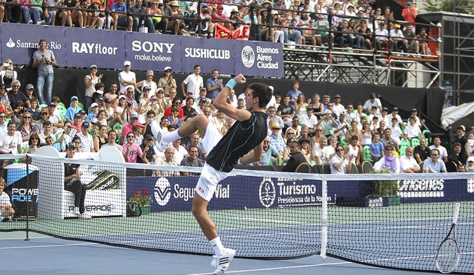 Djokovic tênis exibição Nadal em Buenos Aires (Foto: EFE)