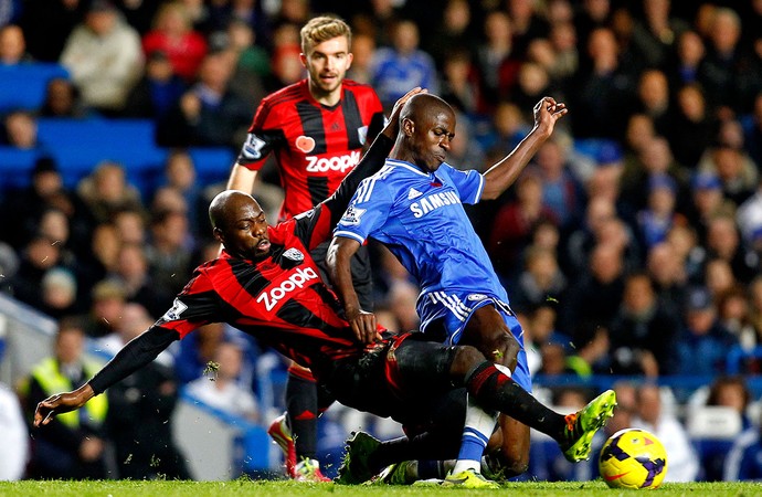 Ramires jogo Chelsea contra West Bromwich (Foto: Getty Images)