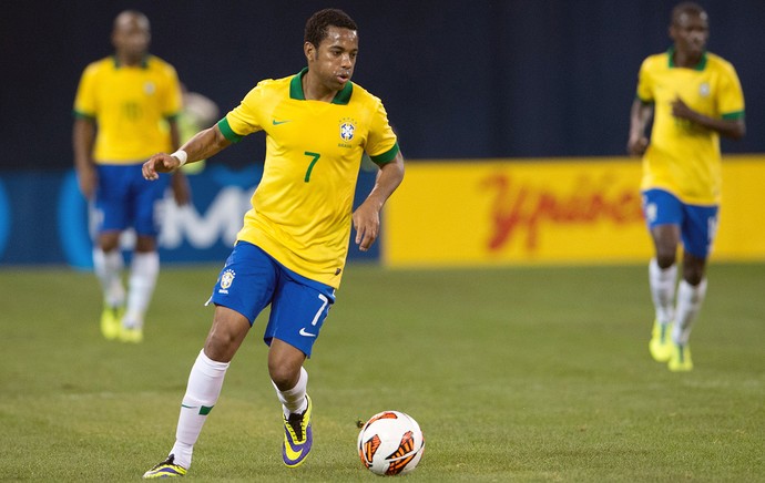 Robinho, Brasil x Chile (Foto: Reuters)