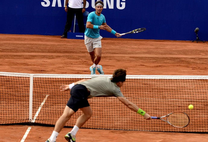 tênis Rafael Nadal david Ferrer jogo exibição (Foto: Agência EFE)