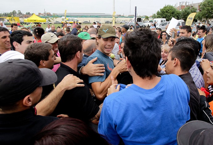 Rafael Nadal tênis evento Argentina (Foto: EFE)