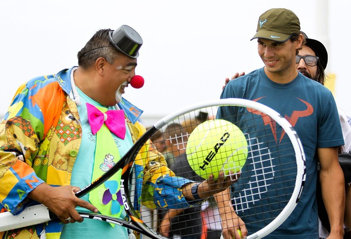 Rafael Nadal tênis evento Argentina (Foto: EFE)