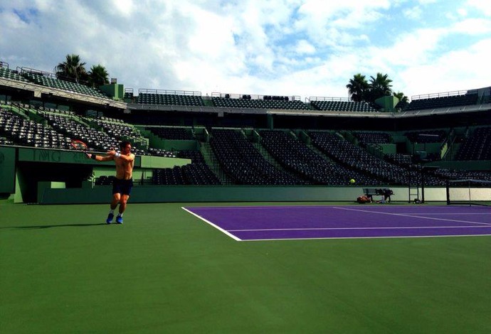 tênis treino andy murray (Foto: Reprodução / Facebook)