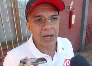 Flamengo Cerimônia Presidente Eduardo Bandeira (Foto: Thiago Benevenutte)