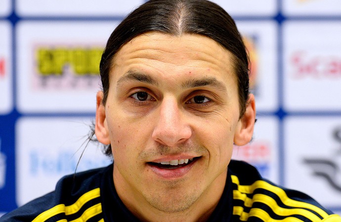 Ibrahimovic coletiva Suécia (Foto: AFP)