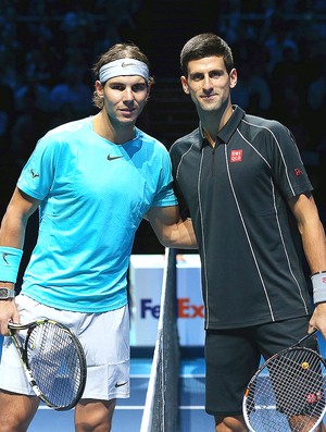 Djokovic e Nadal tênis final ATP Finals (Foto: Getty Images)