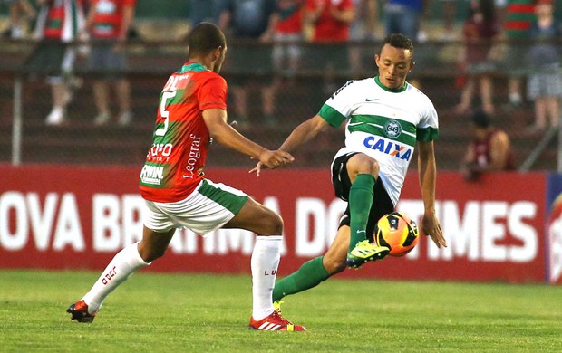 Carlinhos Portuguesa e Coritiba (Foto: Marcos Bezerra / Agência estado)