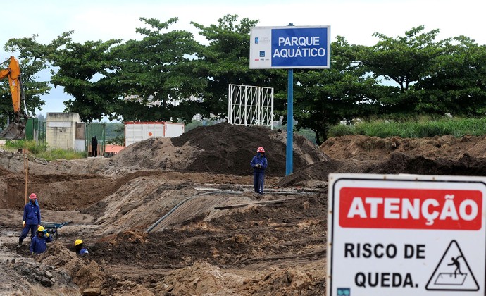 Parque Olímpico obras Rio 2016  (Foto: André Durão / Globoesporte.com)