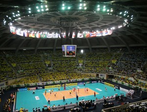 Maracanãzinho será o palco dos jogos Brasil Estados Unidos Liga Mundial de vôlei (Foto: Alexandre Arruda/CBV )