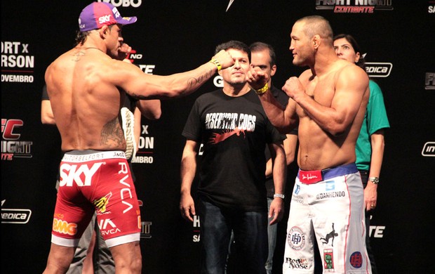 Vitor Belfort x Dan Henderson UFC Goiânia (Foto: Adriano Albuquerque)