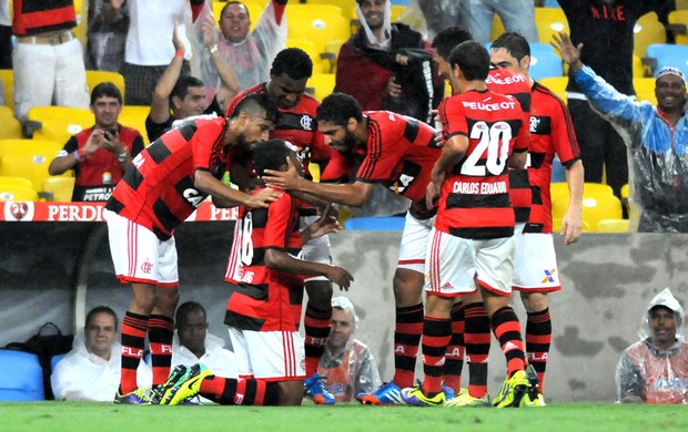 Elias gol Flamengo contra Goiás Copa do Brasil (Foto: André Durão / Globoesporte.com)