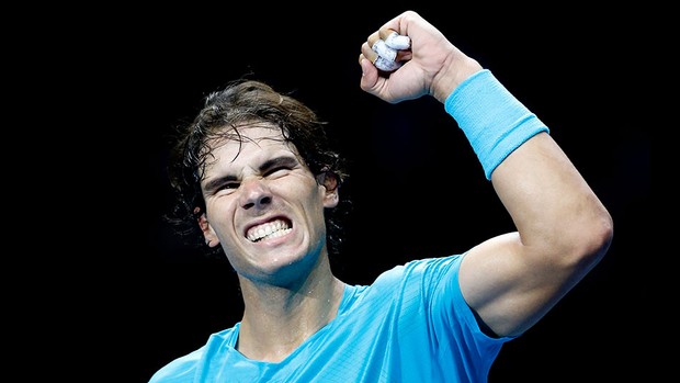 Rafael Nadal tênis contra Ferrer ATP Finals (Foto: AP)