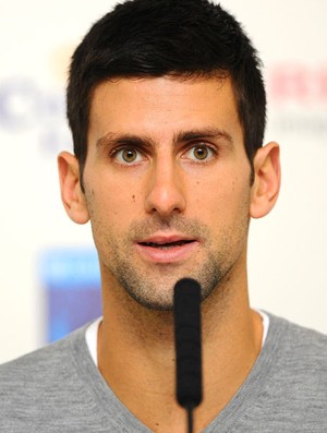 Tênis Djokovic Coletiva ATP Finals (Foto: Agência AFP)