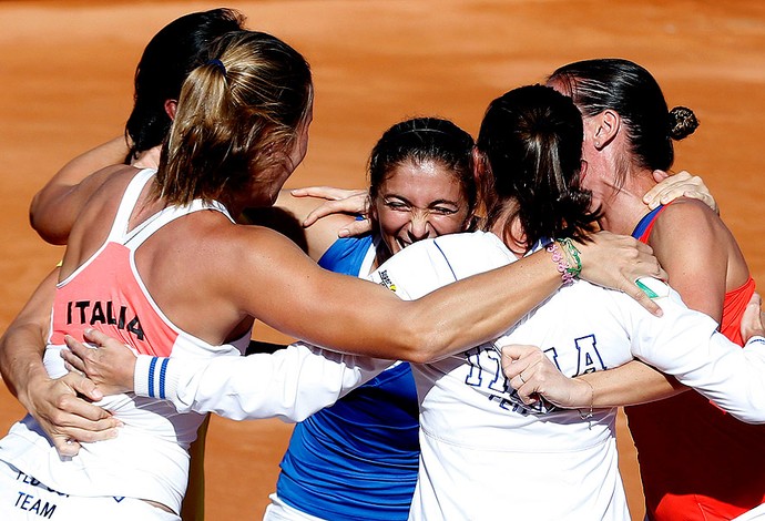 tênis itália campeã fed cup (Foto: Agência Reuters)