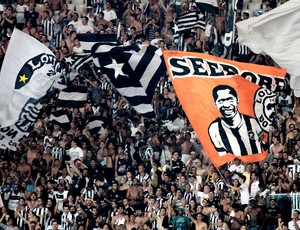 torcida Botafogo no Maracanã jogo Flamengo (Foto: Vitor Silva / SS Press)