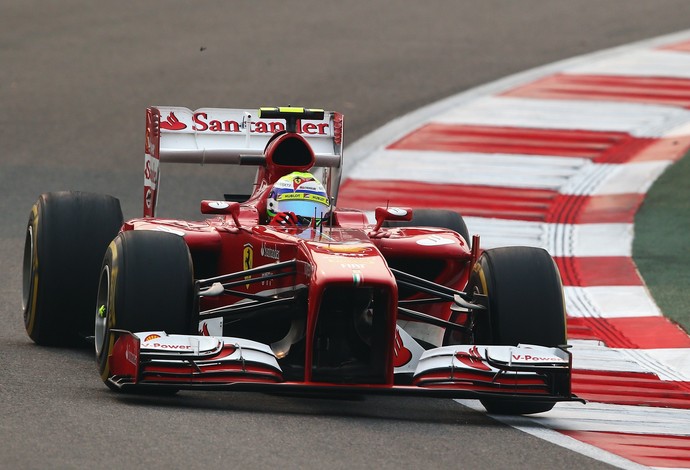 Na Índia, Felipe Massa conquistou o quarto lugar e terminou à frente do companheiro Fernando Alonso (Foto: Getty Images)