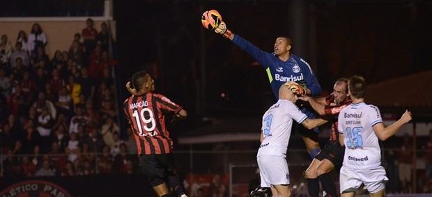 Ataque em Atlético-PR x Grêmio (Foto: Site oficial do Atlético-PR/Gustavo Oliveira)