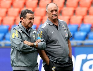 luiz felipe scolari felipão carlos alberto parreira brasil treino (Foto: Bruno Domingos / Mowa Press)