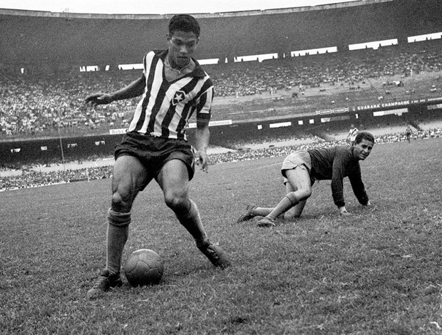 garrincha em jogo do botafogo (Foto: Agência Globo)