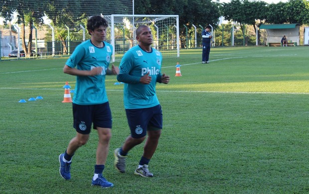 Júnior Viçosa e Walter - Goiás (Foto: Fernando Vasconcelos)