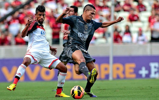 Léo moura flamango souza portuguesa série A (Foto: Jarbas Oliveira / Futura Press)