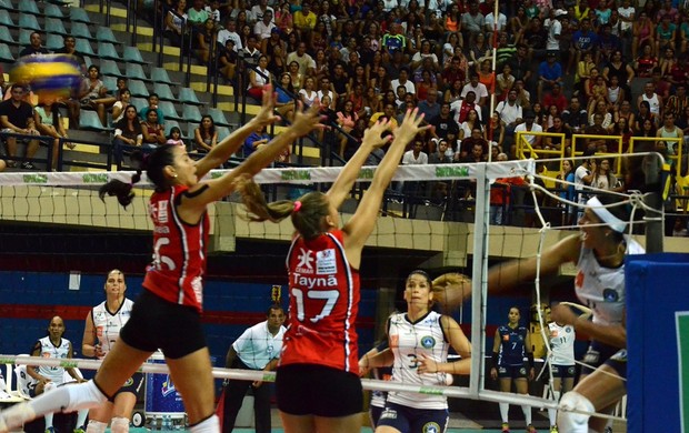 Maranhão Vôlei e Brasílai pela Superliga, no Castelinho (MA) (Foto: Paulo de Tarso/Imirante)