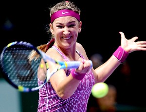 Victoria Azarenka no tênis contra Sara Errani (Foto: AFP)