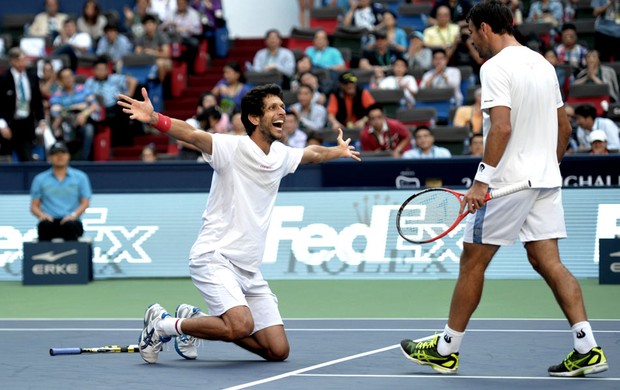 tênis Marcelo Melo e Ivan Dodig master 1000 de Xangai (Foto: Agência AFP)